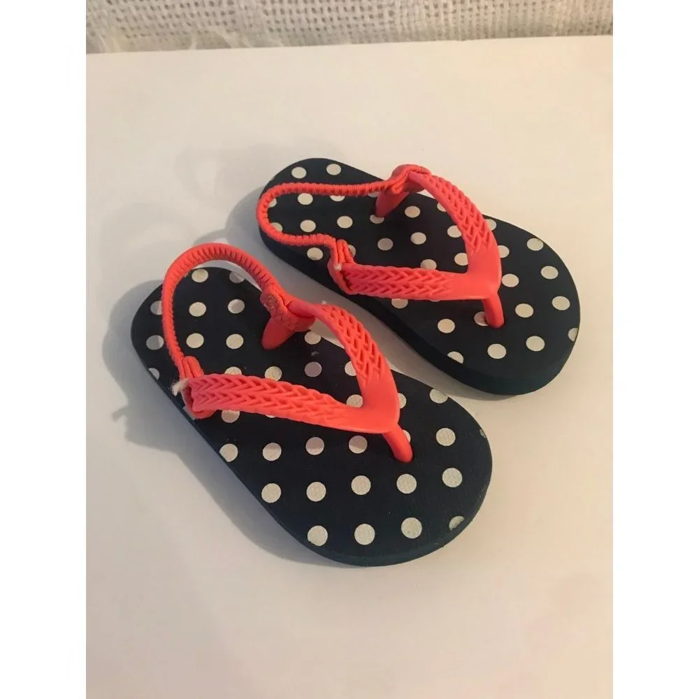 Toddlers minnie mouse and polka‎ dot slip on sandals